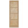 Porte Intérieure 'ORKDAL'73,5x211x4 cm en Bois Massif de Pin 