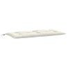 Coussin de banc de jardin crème mélangé 100x50x7 cm tissu 