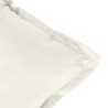 Coussin de banc de jardin crème mélangé 100x50x7 cm tissu 