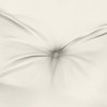 Coussin de banc de jardin crème mélangé 100x50x7 cm tissu 