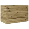 Jardinière 70x40x46 cm bois de pin imprégné 