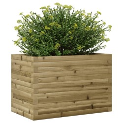 Jardinière 70x40x46 cm bois de pin imprégné 