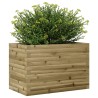 Jardinière 70x40x46 cm bois de pin imprégné 