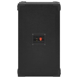 Haut-parleurs scène Hifi passifs professionnels 2 pcs 800W Noir 