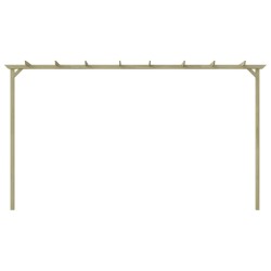 Pergola de jardin Pin imprégné 360x200x60 cm 