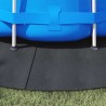 Tapis de sol de piscine noir, Ø 428 cm, rond, en tissu non tissé. 