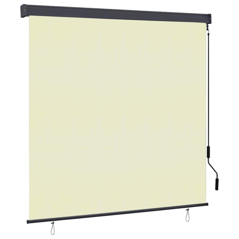 Store roulant d'extérieur 170 x 250 cm Crème Store roulant d'extérieur 170 x 250 cm Crème