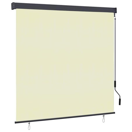 Store roulant d'extérieur 170 x 250 cm Crème 