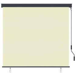 Store roulant d'extérieur 170 x 250 cm Crème 