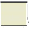 Store roulant d'extérieur 170 x 250 cm Crème 
