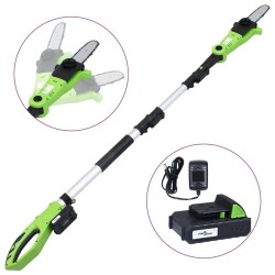 Scie à perche sans fil avec bloc-piles 20V 1500 mAh Li-ion 