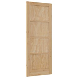 Porte Intérieure "ORKDAL" 83x211x4 cm Bois Massif Pin 