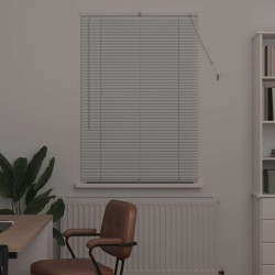 Store de Fenêtre avec des rideaux Autre Blanc 80 x 130 cm Aluminium 
