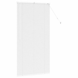 Store de Fenêtre avec des rideaux Autre Blanc 80 x 130 cm Aluminium 