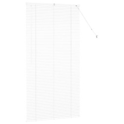 Store de Fenêtre avec des rideaux Autre Blanc 80 x 130 cm Aluminium 