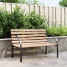 Banc de jardin 120 cm Bois et fer 