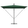 Parasol banane à mât déporté Vert 294 x 200 x 254 cm 
