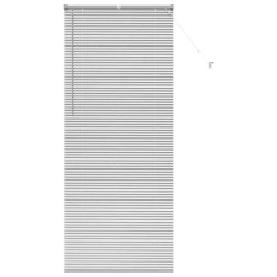 Store de Fenêtre avec des rideaux Autre Argenté 80 x 130 cm Aluminium 