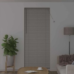 Store de Fenêtre avec des rideaux Autre Argenté 80 x 130 cm Aluminium 