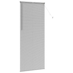 Store de Fenêtre avec des rideaux Autre Argenté 80 x 130 cm Aluminium 