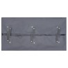 Bâche de chariot de jardin Gris foncé 81x41x40 cm Tissu 