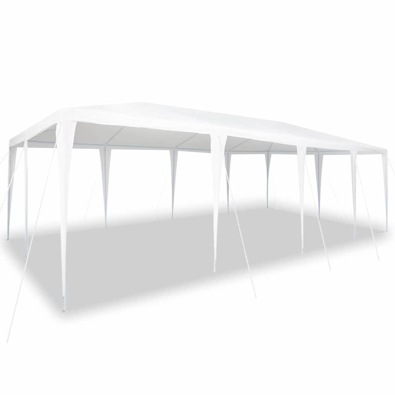 Tente de fête blanche 8x4 m PE 