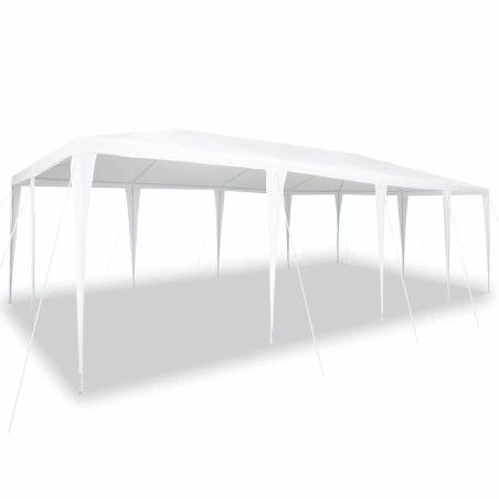 Tente de fête blanche 8x4 m PE 