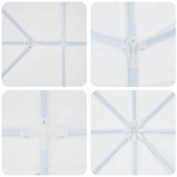 Tente de fête blanche 8x4 m PE 