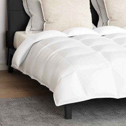 Couette Autre avec oreiller 3 pcs Blanc 200 x 200 cm Bas 