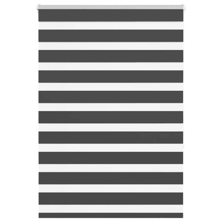 Store zèbre noir 100x150 cm largeur du tissu 95,9 cm polyester 
