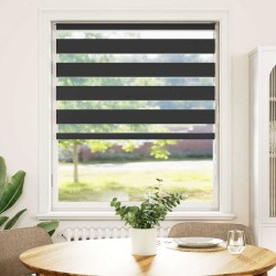 Store zèbre noir 100x150 cm largeur du tissu 95,9 cm polyester 