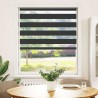 Store zèbre noir 100x150 cm largeur du tissu 95,9 cm polyester 