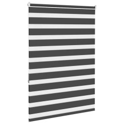 Store zèbre noir 100x150 cm largeur du tissu 95,9 cm polyester 