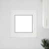 Fenêtre de sous-sol« RISOR » 50 x 50 cm oscillo-battante DIN gauche blanche 