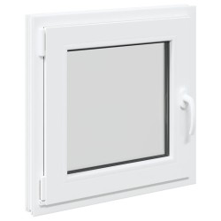 Fenêtre de sous-sol« RISOR » 50 x 50 cm oscillo-battante DIN gauche blanche 