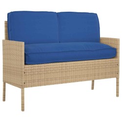 Set de coussins de palette avec oreiller 3 pcs Bleu royal 