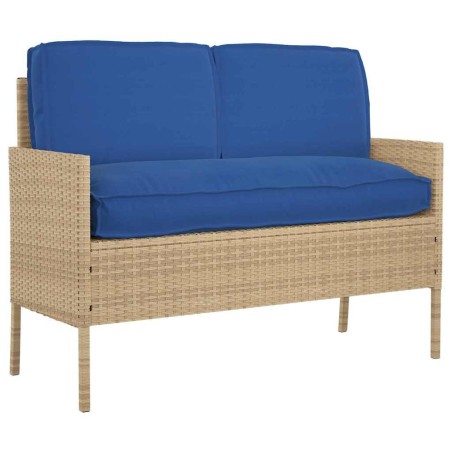 Set de coussins de palette avec oreiller 3 pcs Bleu royal 