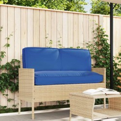 Set de coussins de palette avec oreiller 3 pcs Bleu royal 