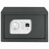 Coffre-fort électronique avec verrouillage par empreinte digitale 20x31x20 cm en acier 