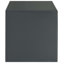 Coffre-fort électronique avec verrouillage par empreinte digitale 20x31x20 cm en acier 