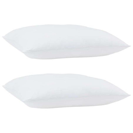 Oreillers 2 pcs Blanc 50 x 50 cm 