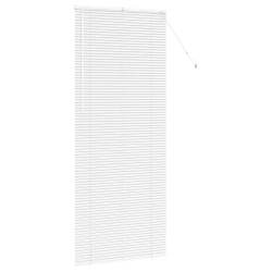 Store de Fenêtre avec des rideaux Autre Blanc 80 x 130 cm Aluminium 