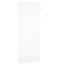 Store de Fenêtre avec des rideaux Autre Blanc 80 x 130 cm Aluminium 