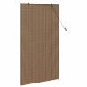 Store de Fenêtre avec des rideaux Marron 100 x 160 cm Bambou 