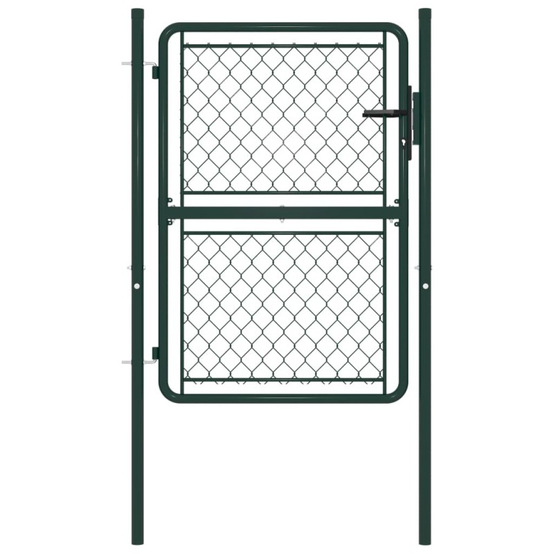 Portillon Acier 100 x 125 cm Vert Portillon Acier 100 x 125 cm Vert