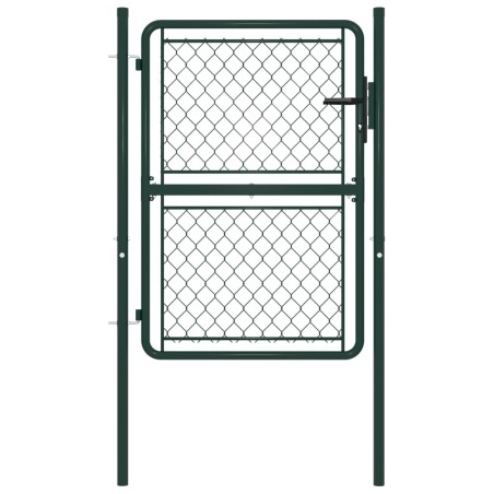 Portillon Acier 100 x 125 cm Vert 