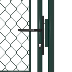 Portillon Acier 100 x 125 cm Vert 