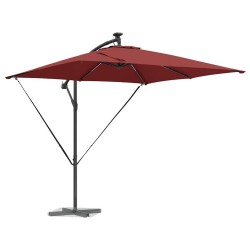 Parasol banane à mât déporté Couleur terre cuite 