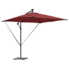 Parasol banane à mât déporté Couleur terre cuite 