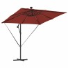 Parasol banane à mât déporté Couleur terre cuite 